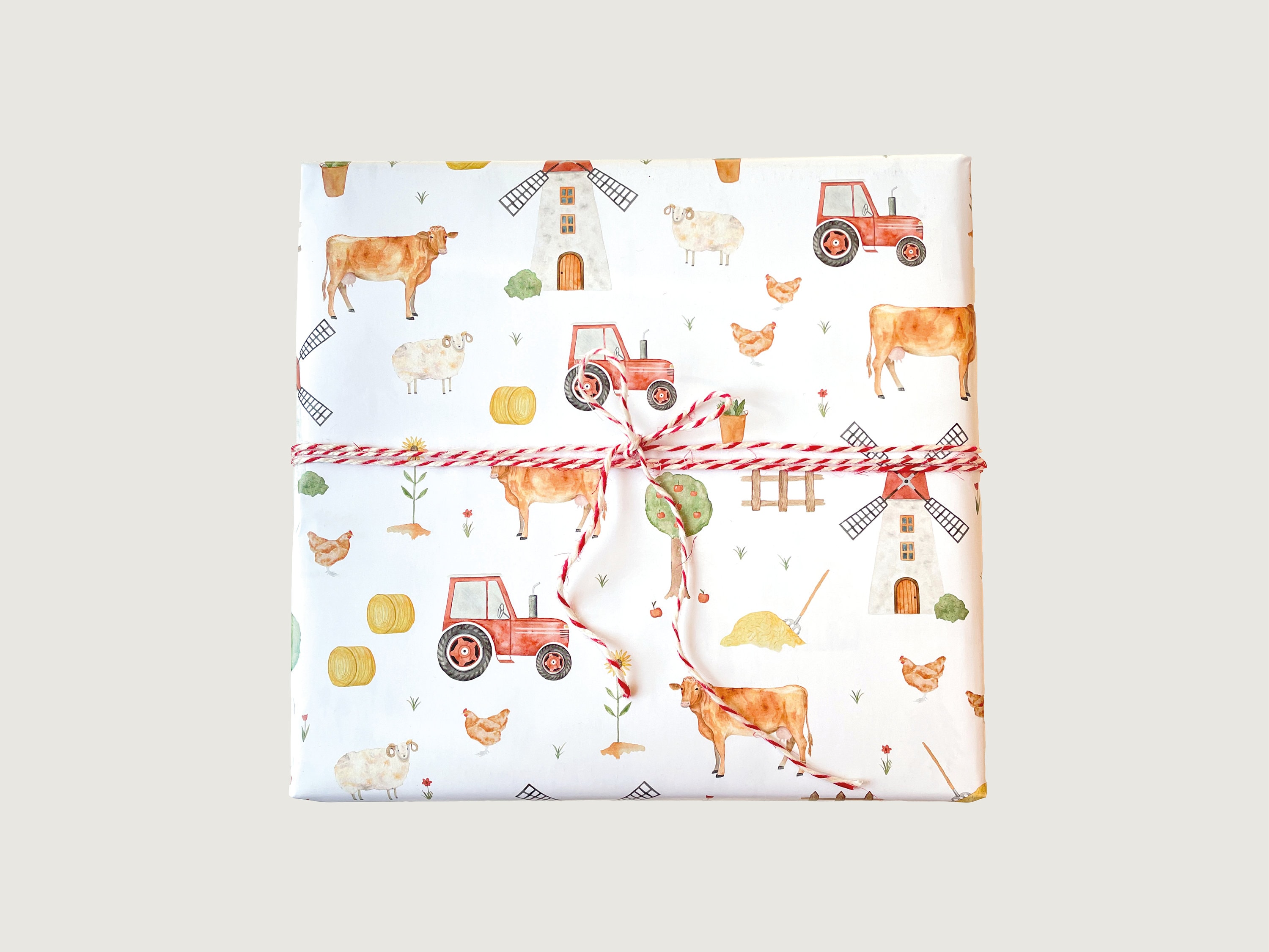Construction Site Wrapping Paper