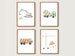 Poster Set Construction Site A4 | Print | Children's poster | Children's room | Child | Baby | Illustration | Excavator | Tipper | Vehicles || HEART & PAPER 