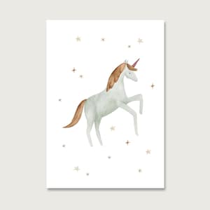 Postkarte "Einhorn" P_57 | Kinder | Einladung | Geburtstagseinladung | Mädchen | Einhorn | Kindergeburtstag |  || HERZ & PAPIER