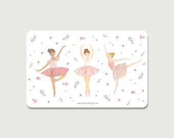 Snack board "Ballerina" | Breakfast board | Board | Melamine | Children | Gift idea | Girls | Unicorn || HEART & PAPER