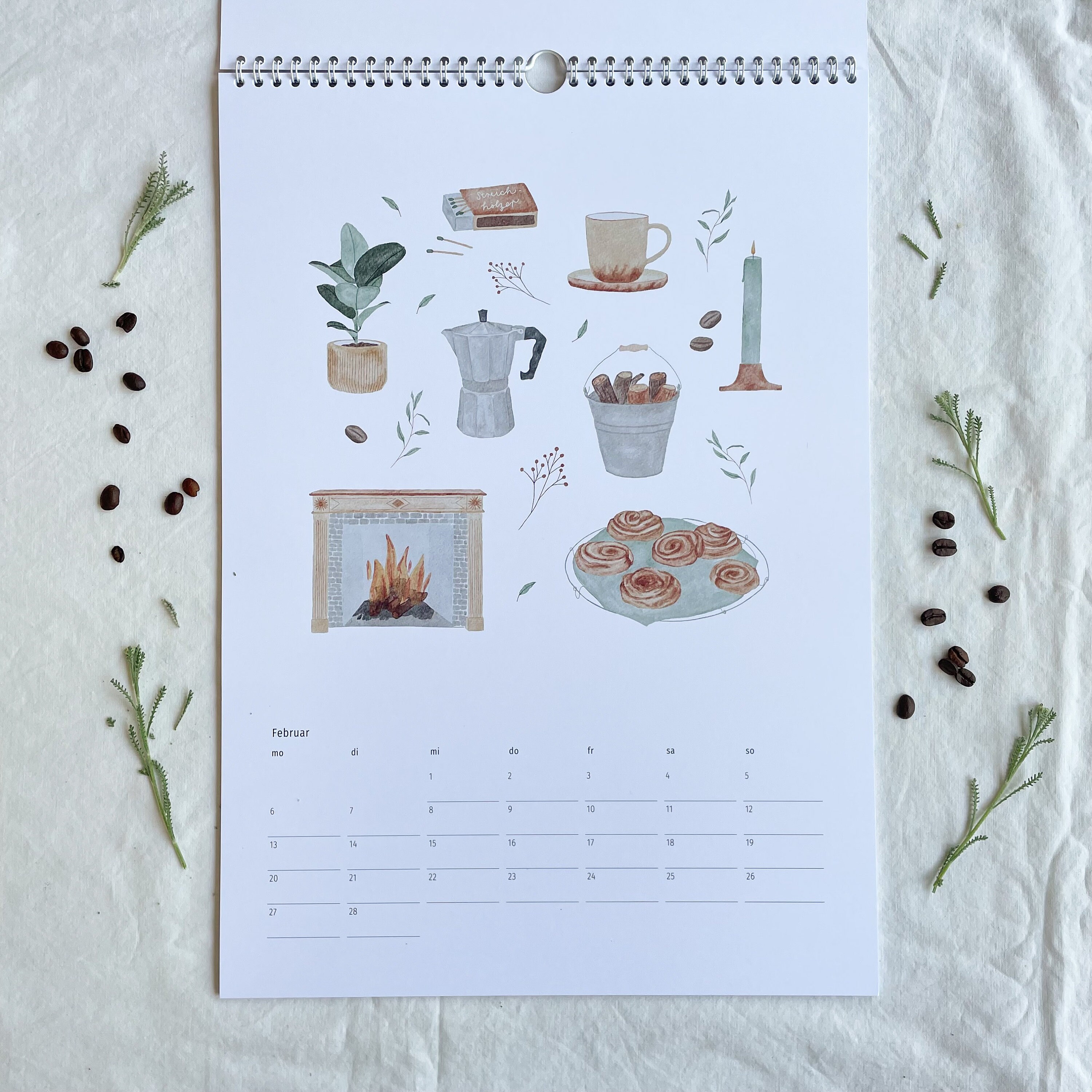 Illustrated Calendar 2023 collage Din A3 - Etsy