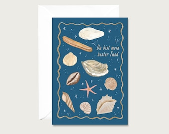 Card "You are my best find" N_25 - Folding card friendship | Friendship card | Girlfriend | Couple | Love || HEART & PAPER