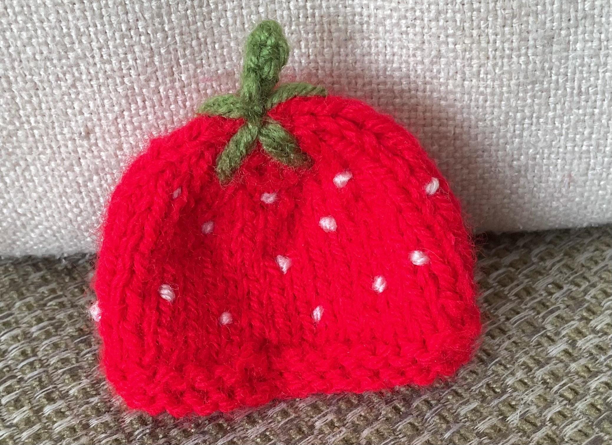 Strawberry Hat and Bag for Jellycat Peanut or Baked Bean - Etsy