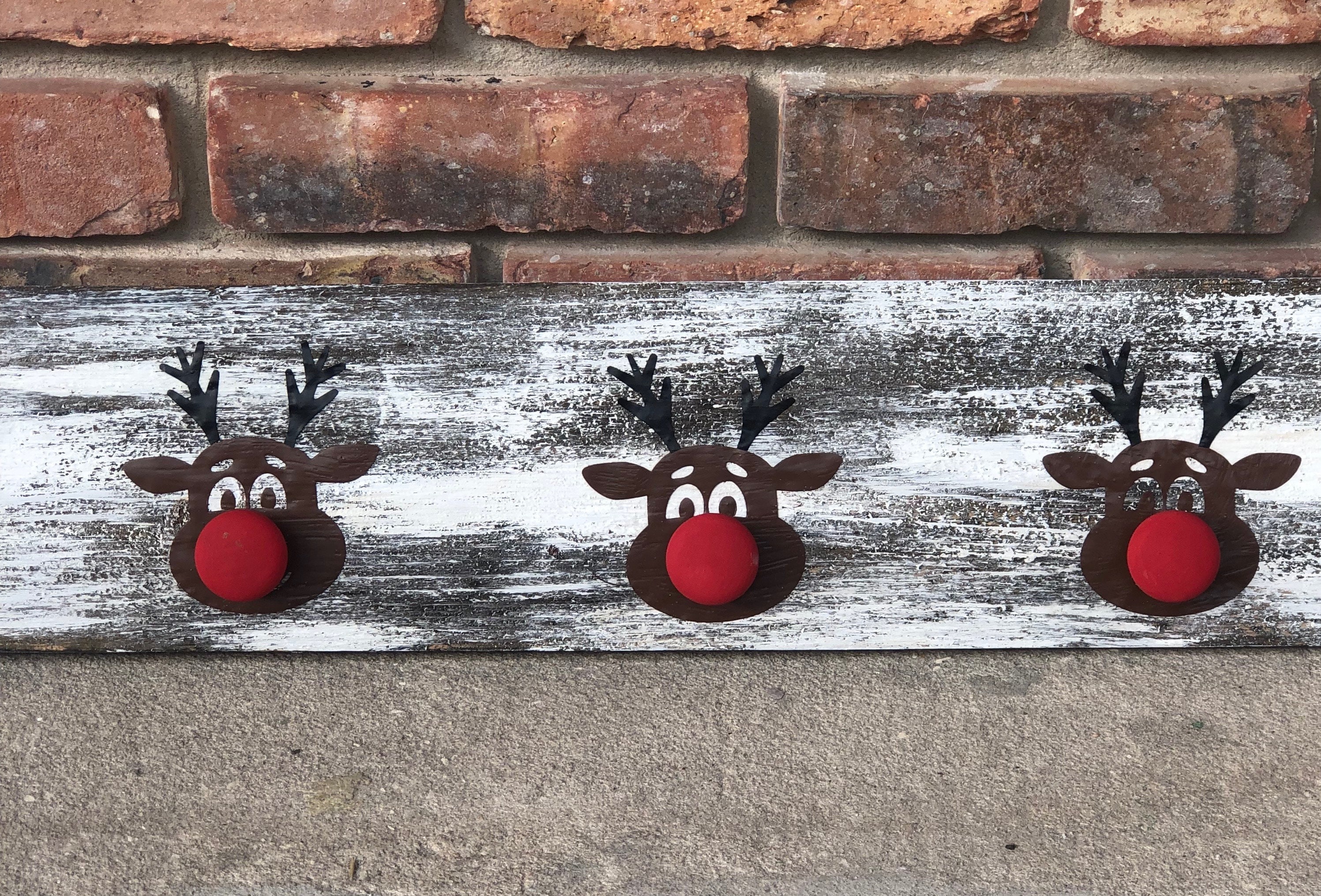 Reindeer Stocking Holder Etsy