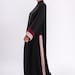 STRIPE BURLAP ABAYA