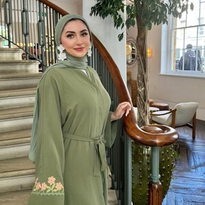 Serene Sage Abaya