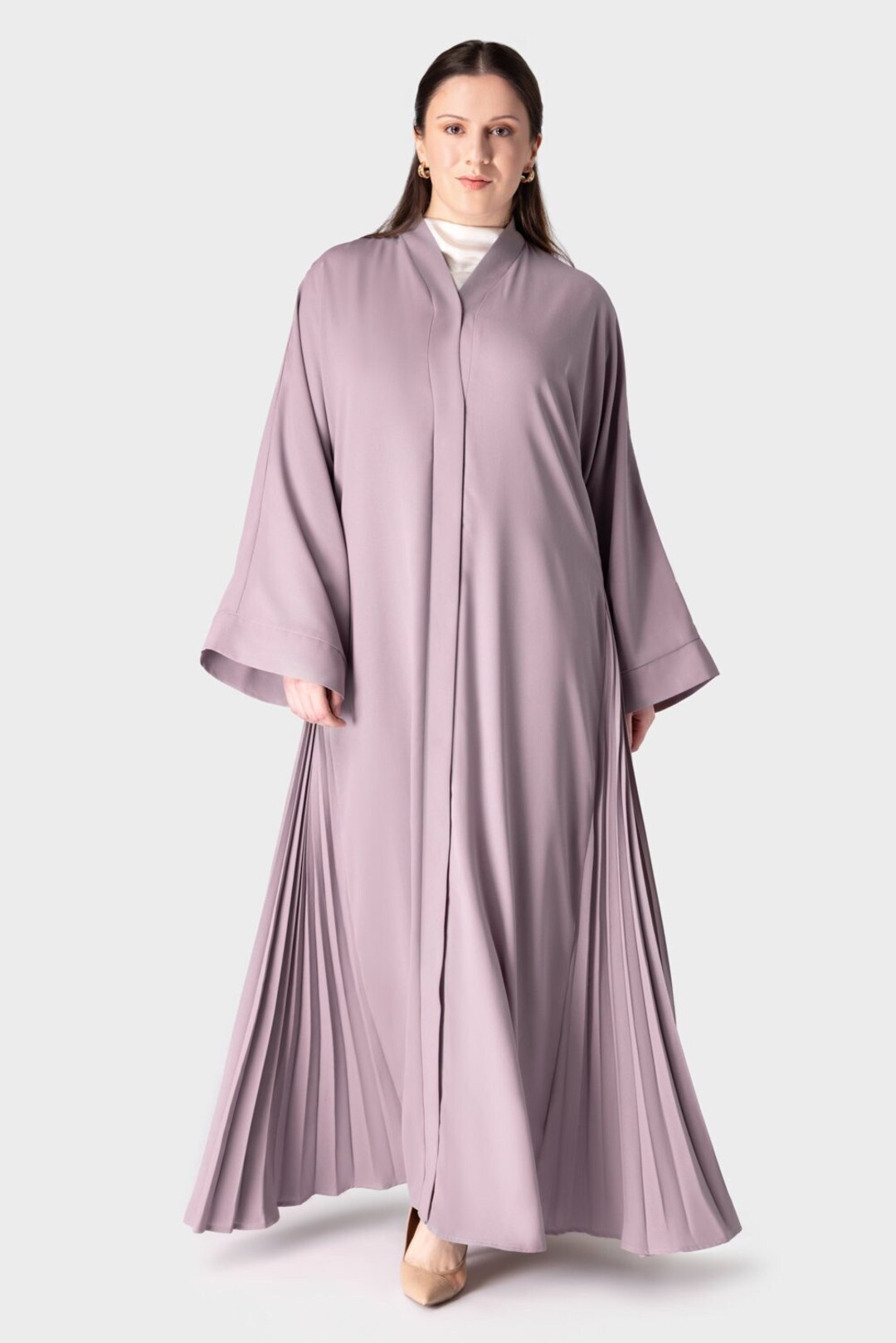 Basic Printed Paisley (Pink Abaya) main image 1