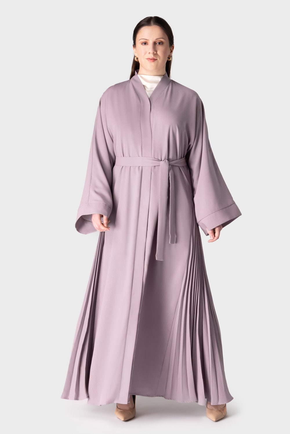 MEI586 - Stardust Abaya in Pink