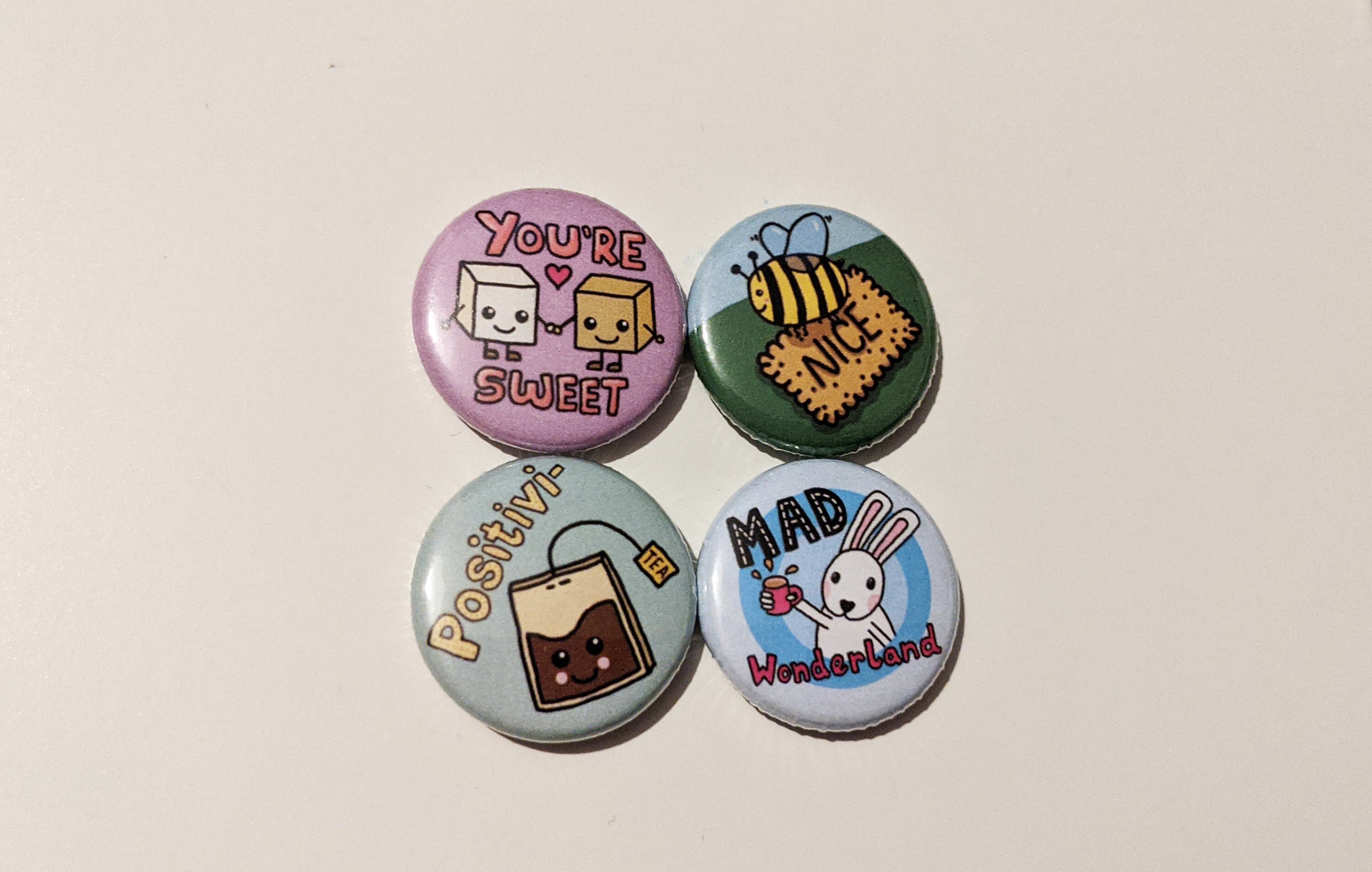 Positive Message Badges Etsy