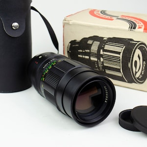 JUPITER 21M f4/200 mm.  Lens Mount for M42, Canon, Sony, Olympus, Panasonic, Nikon, Fujifilm, Samsung