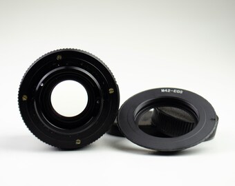 Helios-44 M-6 MC f 2.0/58 mm。Canon 用レンズマウント。レンズ