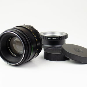 Anamorphic Bokeh Flare Filter HELIOS 44 2/58 Kino Objektiv Mit Anamorphic Bokeh & Flare – Für Canon, Sony, Fuji, M4/3 Helios 44-2 58mm Anamorphic