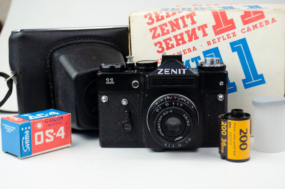 カメラ Zenit 11 INDUSTAR-50-2 50mm F3.5 フィルムカメラ