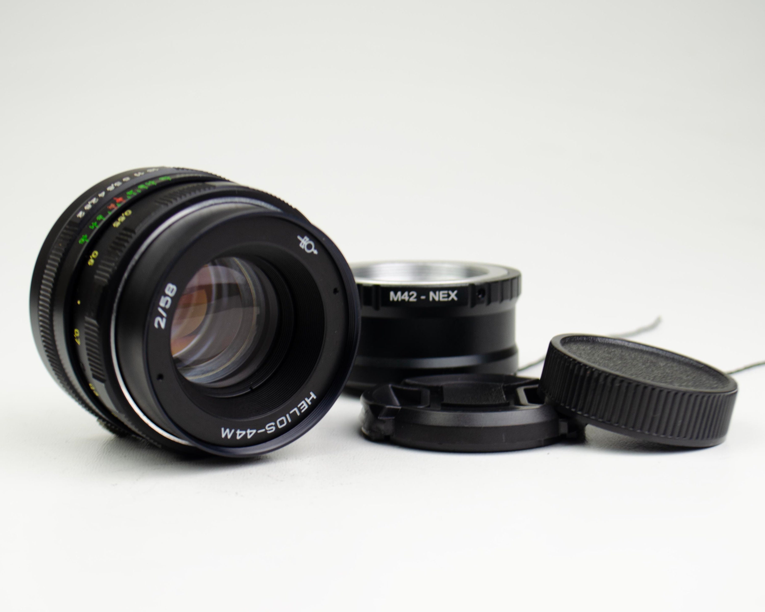 Helios 44M F 2.0 58 Mm. Lens for Sony. Lens Mount Sony Nex mount E  