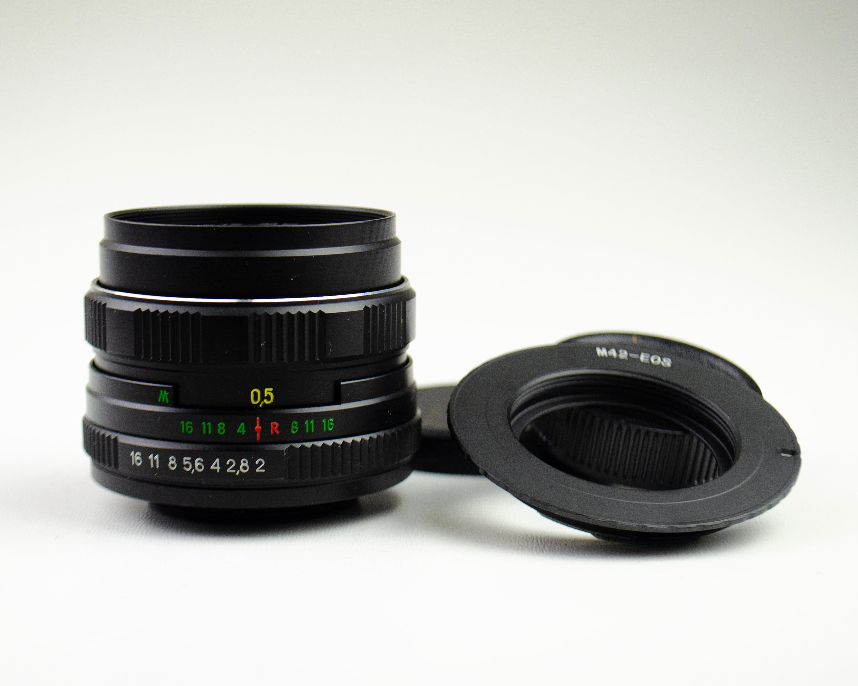 Helios/EFマウント付き 58mm オールドレンズ 難あり Helios/EFマウント