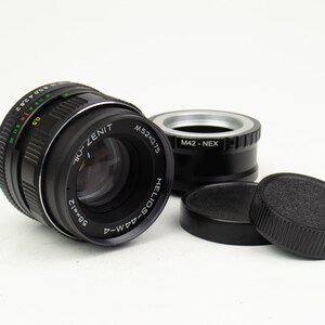 Helios 44M-4 F2.0 58mm. Lens for Sony E-mount / Sony A. Lens Mount