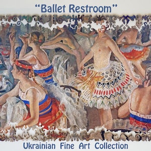 Bagno per balletto - Puzzle in legno per adulti di Zinaida Serebryakova - Puzzle d&#39;arte tradizionale - Artisti della collezione ucraina FA19