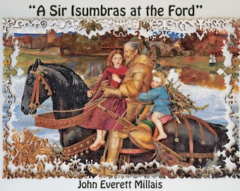 Wooden Jigsaw Puzzle For Adults - Isumbras at the Ford - John Millais - Traditional Fine Art Puzzle - World Collection Painting Artist FA48