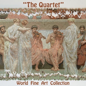 The Quartet by Albert Joseph Moore - Wooden Jigsaw Puzzle For Adults - Traditional Fine Art Puzzle - Painting World Collection Artists FA27