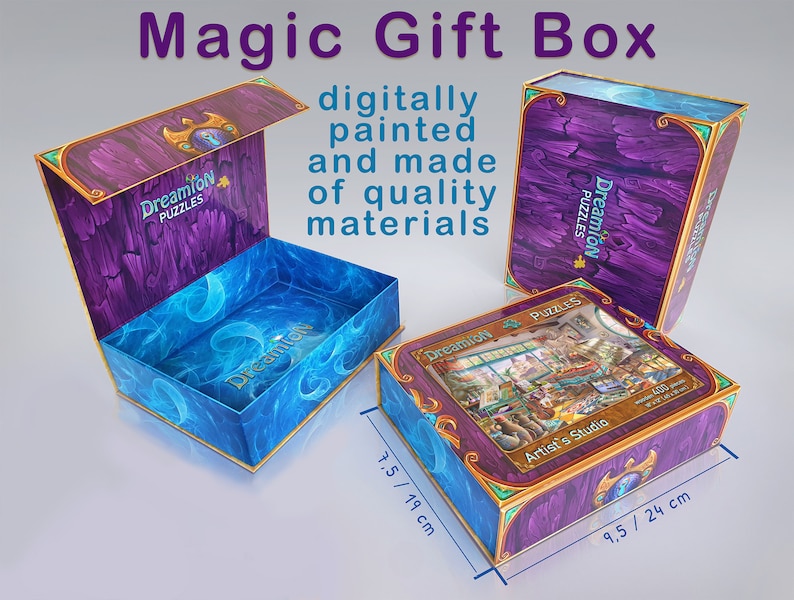 Wooden Jigsaw Puzzles for Adults Artist Studio Fine Art Etsy