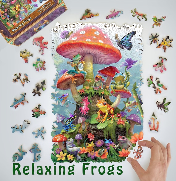 Puzzle Tortue Pour Adultes Xl 300 Pièces (38 X 32 Cm) - Puzzle En Bois