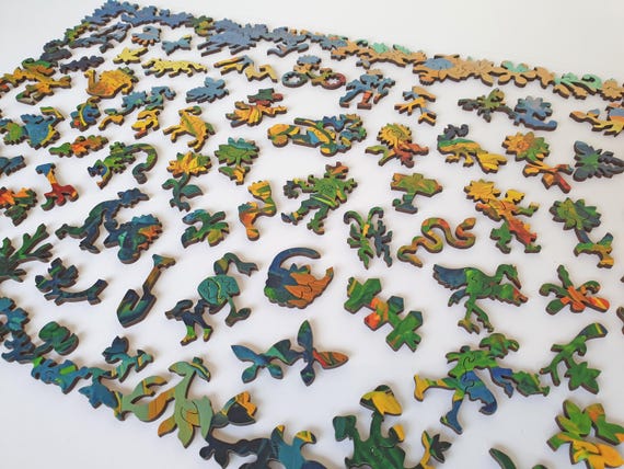 Puzzle En Bois Pour Adultes Grand Lion 1000 Pièces - Marque - Modèle - Taille Finie 50x75cm