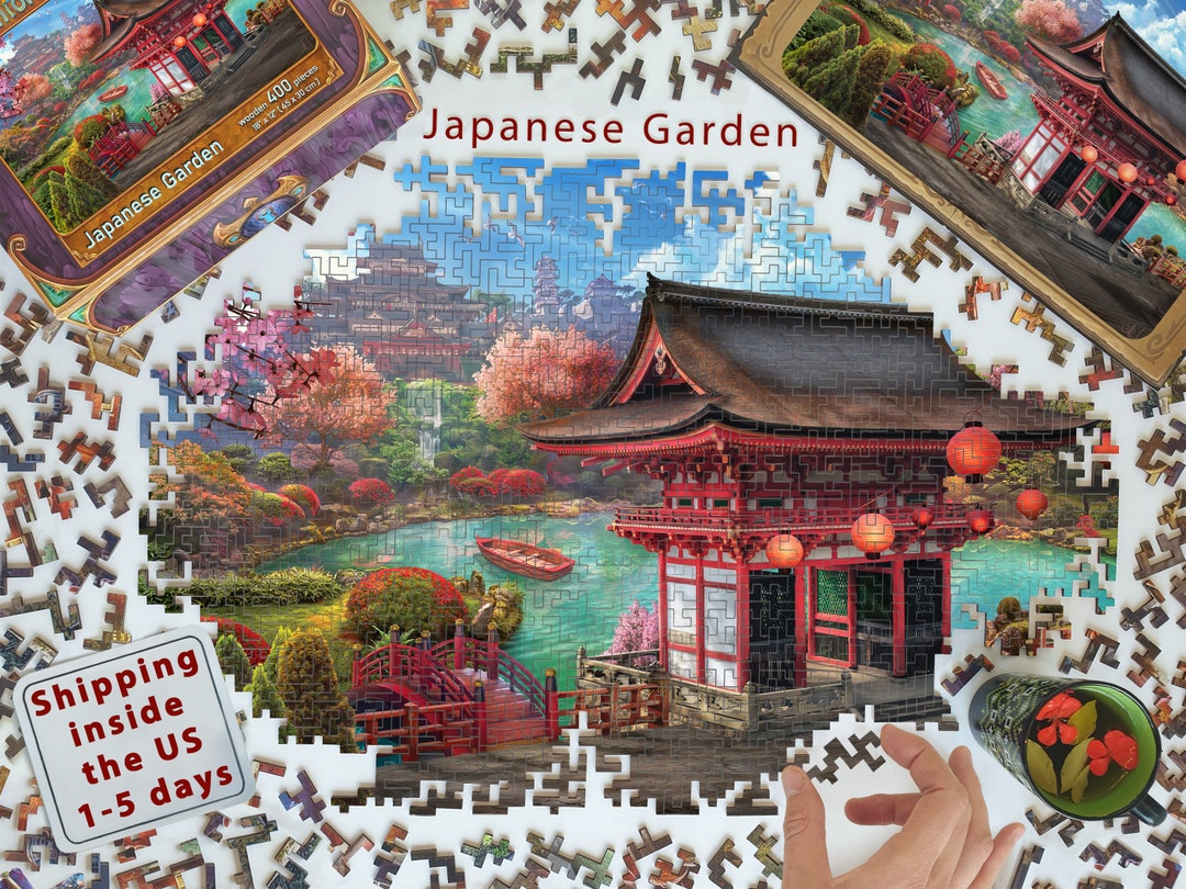 Wooden Jigsaw Puzzles for Adults and Kids Japanese Etsy