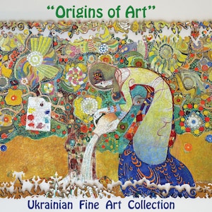 Origins of Art - Wooden Jigsaw Puzzle For Adults - Traditional Fine Art Puzzle  - Ukrainian Collection - UA Artists FA06