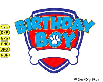 Download Paw Patrol Birthday Svg Etsy