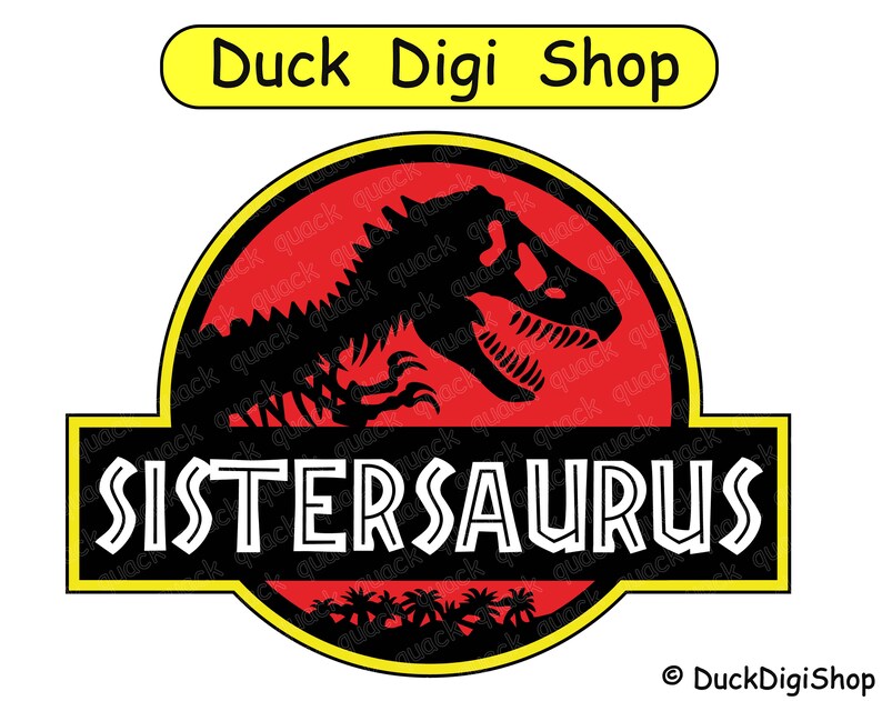 Download Sistersaurus svg Jurassic family trip Jurassic kids party ...