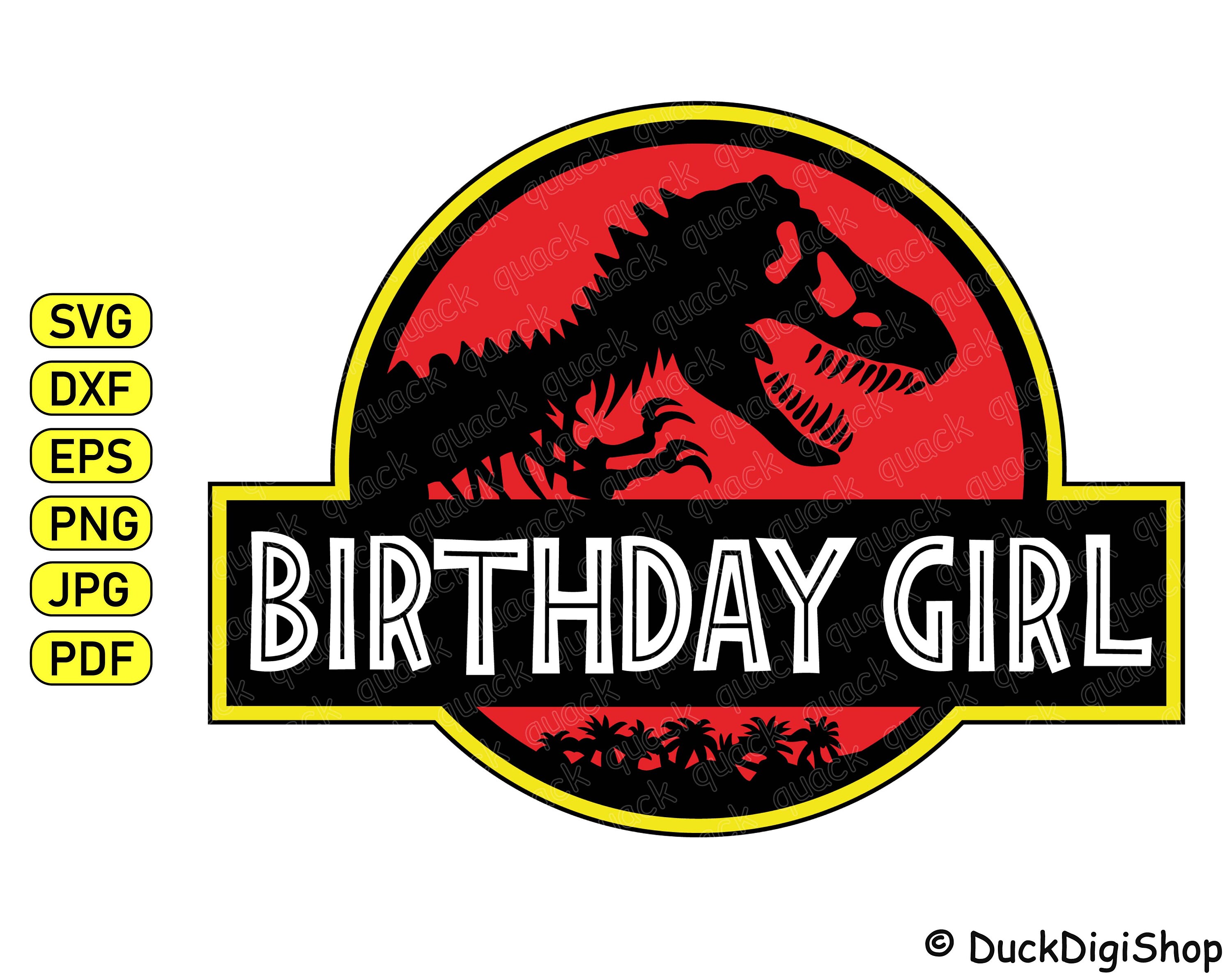 Download Birthdsy girl Jurassic world svg Jurassic park birthday ...