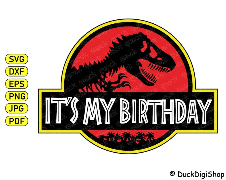 Download Its my birthday Jurassic party svg Jurassic family party ...