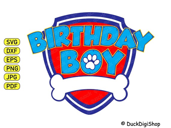 Download Paw Party Birthday Boy Svg Diy Paw Party Tshirt Print Birthday Etsy