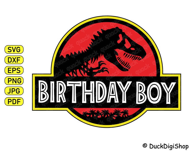 Download Birthday boy svg Jurassic park birthday boy bundle Jurassic | Etsy