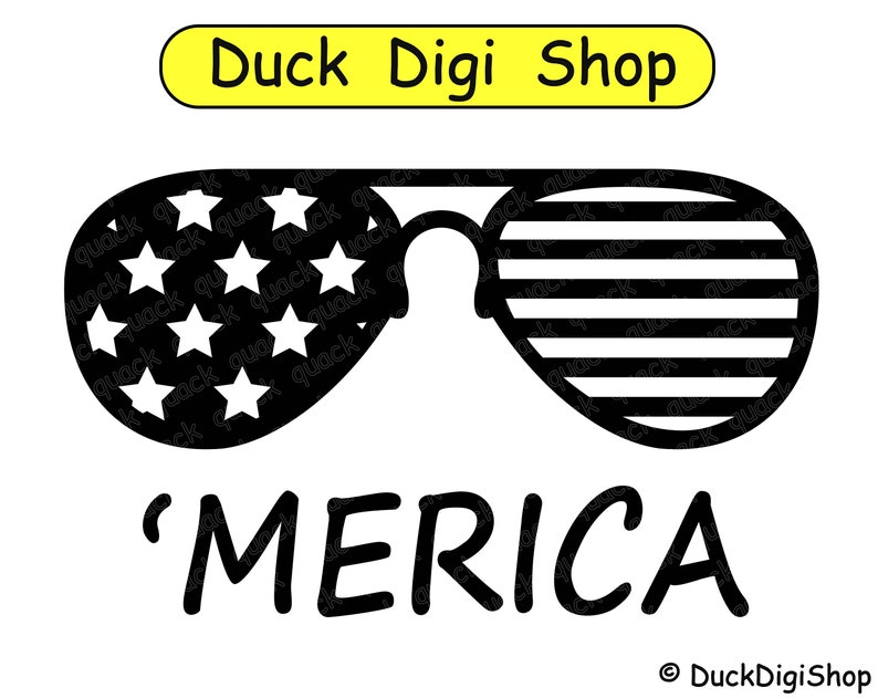 Merica Svg Flag sunglasses svg Merica sunglasses svg 4th of \u043euly svg Patriotic svg Independence day svg Merica png Silhouette cut file