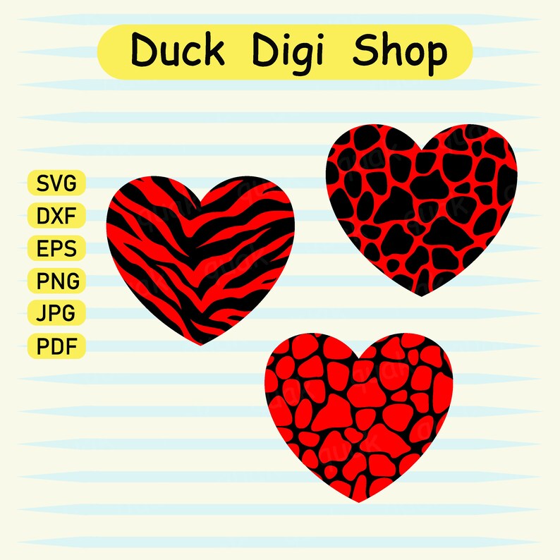 Download Animal Print Heart Svg Love Svg Animal Pattern Clipart Leopard Heart Svg Valentine Heart Clipart Party Supplies Party Favors Games Keyforrest Lt