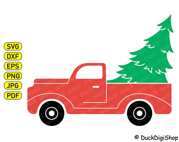 Free Free 324 Svg Truck With Christmas Tree SVG PNG EPS DXF File