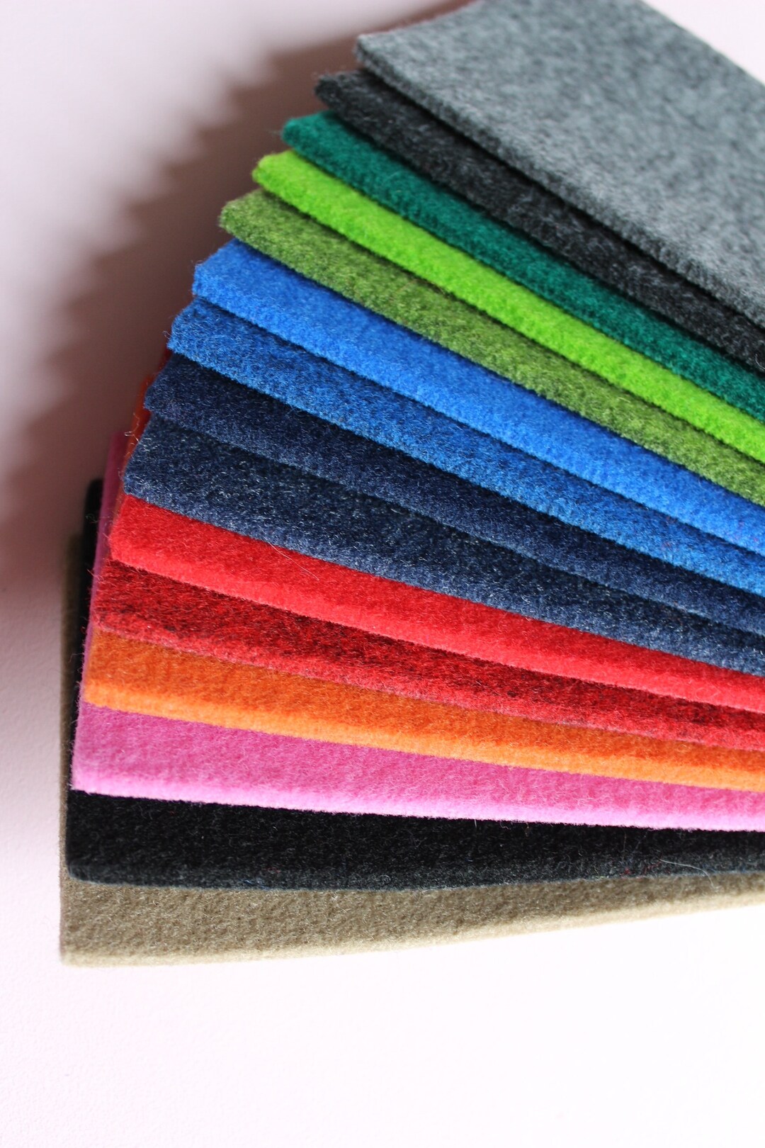 A4 Felt Squares 100% Acrylic Craft Felt 3mm 22cmx30cm Squares for Crafting,  and Soft Toy Making 