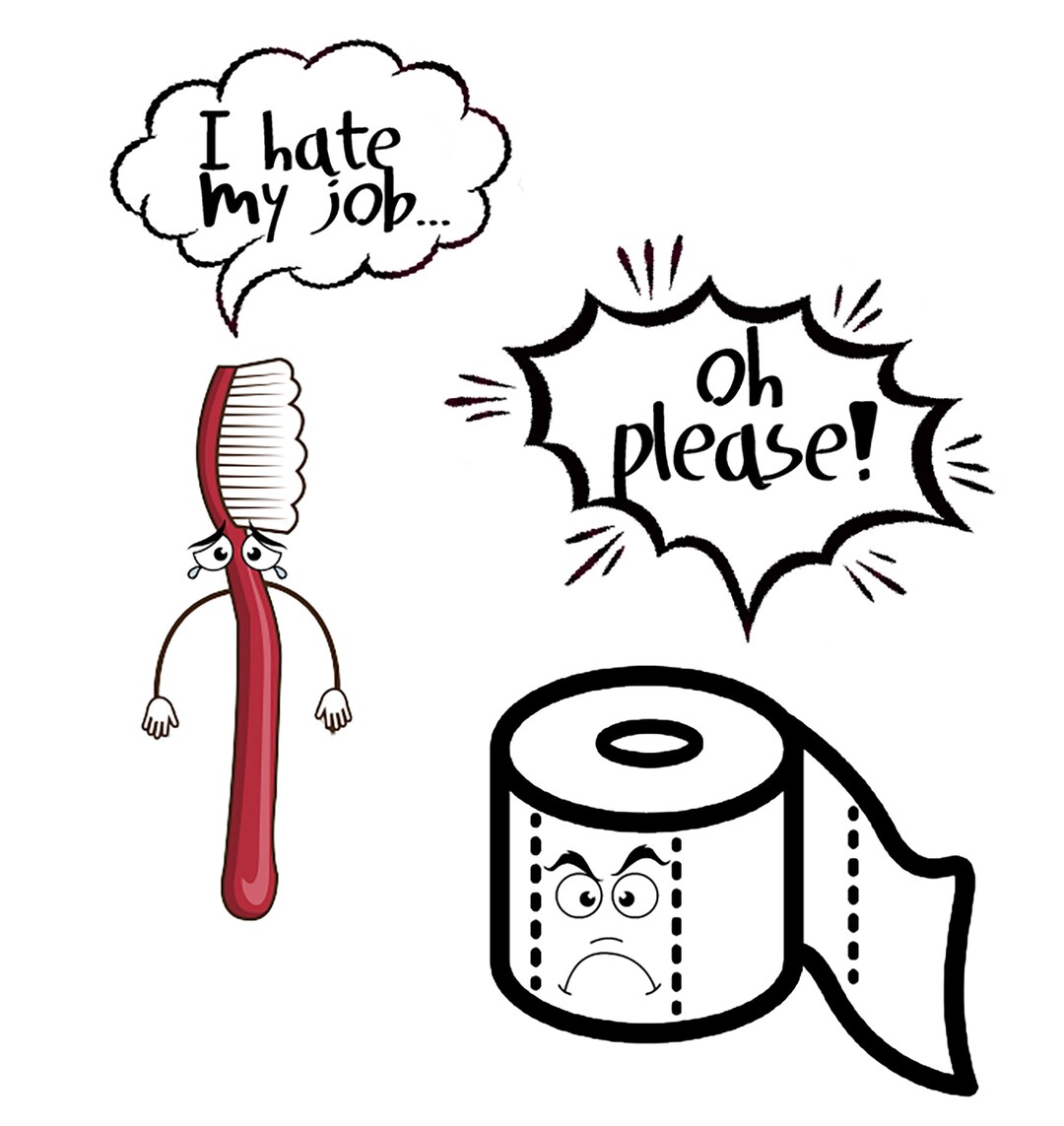 I Hate My Job, Oh Please digital Print PDF ONLY Funny Bath Sign Humor