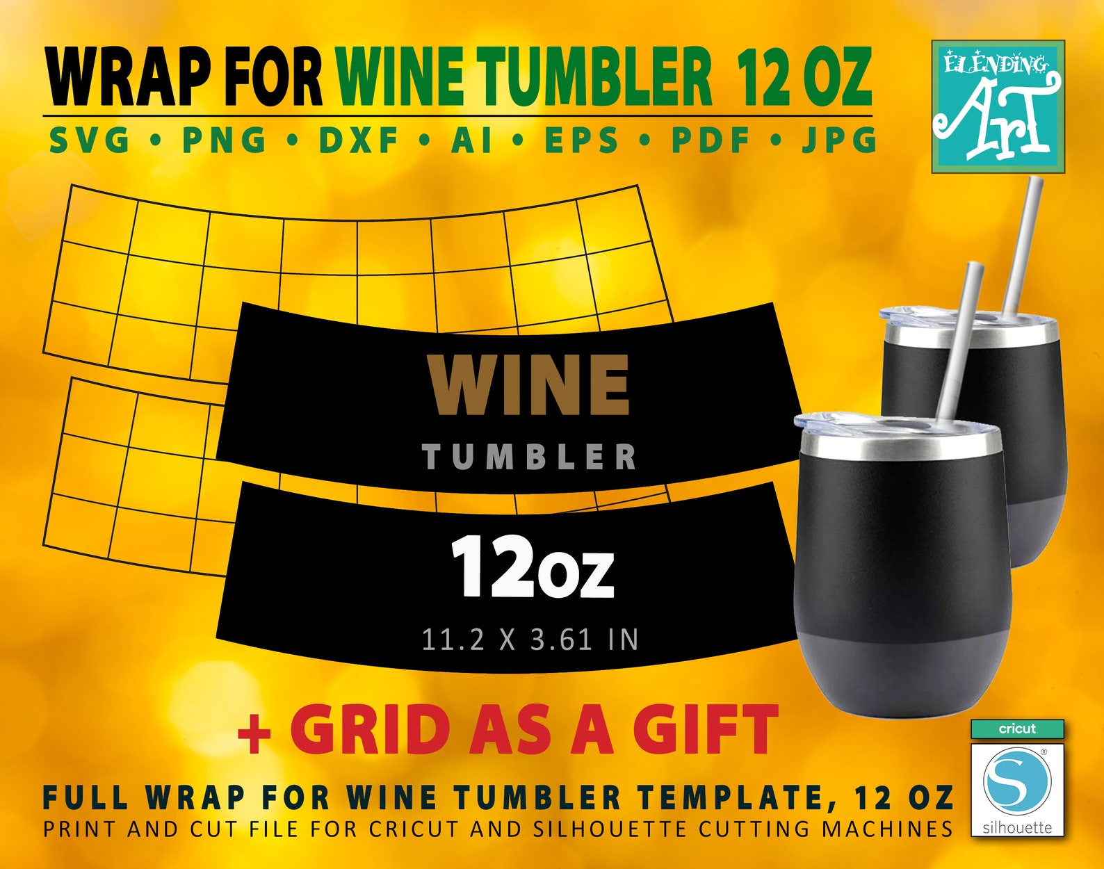 Wine Tumbler Template For Cricut Wine Tumbler Template For Cricut