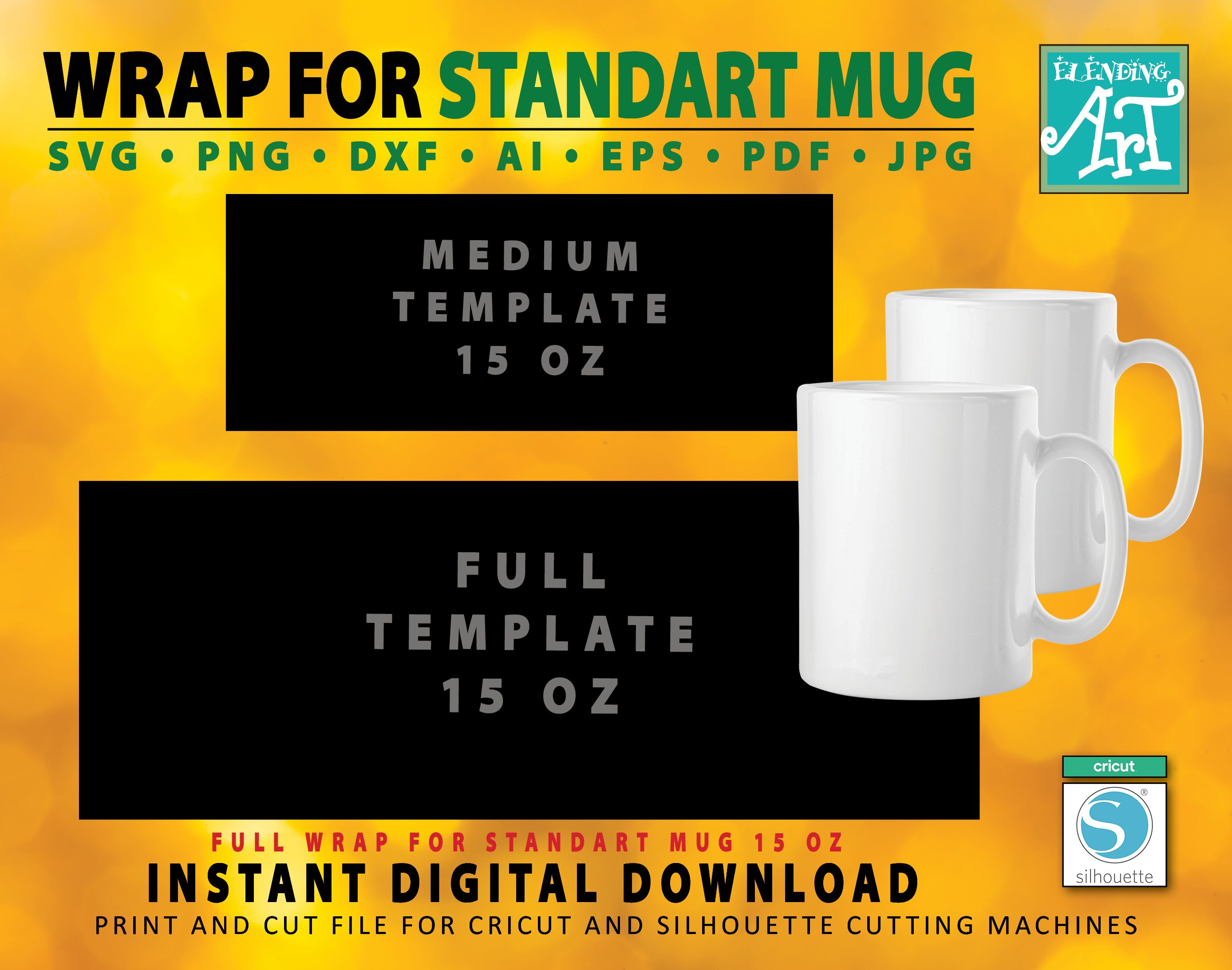 15 Oz Mug Template