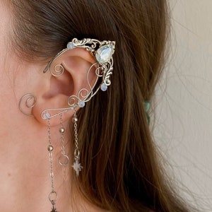 Elf ears | elf ears earrings | elf ears jewelry | elf ears cosplay | elf ears cuff | wire elf ears | silver elf ears | elven ears