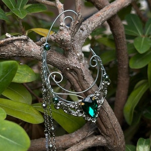Pair of golden flower garden elain archeron ACOTAR inspired fairy ears
