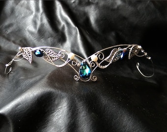 Elf tiara | elven headpiece | fairy | crown elven | tiara elven | crown  circlet | wedding crown | bridal headpiece | circlet