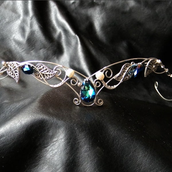 Elf tiara | elven headpiece | fairy | crown elven | tiara elven | crown  circlet | wedding crown | bridal headpiece | circlet