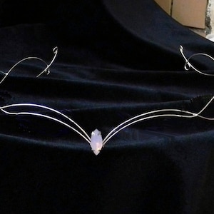 Tiara / hada / corona / vestido de hada / tiara de boda / diadema / tocado de boda / tocado de novia / corona / corona de elfo / corona de cristal