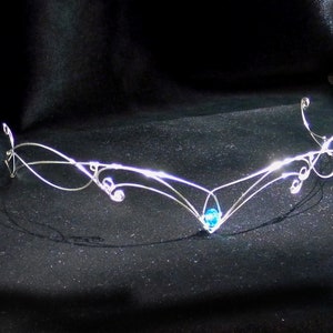 Elven Tiara elf tiara elven headpiece fairy crown elven tiara elven crown circlet wedding crown zdjęcie 4