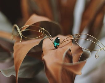 Crown fairy | tiara | fairy dress | elven tiara | wedding tiara | circlet | wedding headpiece | celestial headpiece | crown | flower crown
