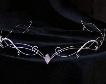 Waldelfen Tiara | Elfenkopfschmuck | Fee | Krone Elfe | Tiara Elfen | Kronenreif | Hochzeitskrone | Tiara des Einhorns | Tiara de se