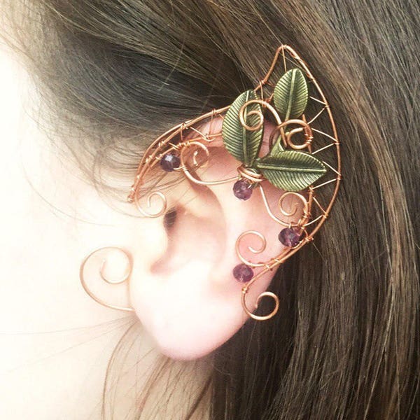 Elf ears | ear cuffs | elven ears | cosplay ears | ear cuff | ear cuff no piercing | ear cuff gold | cuff earrings | earring cuff | fairy